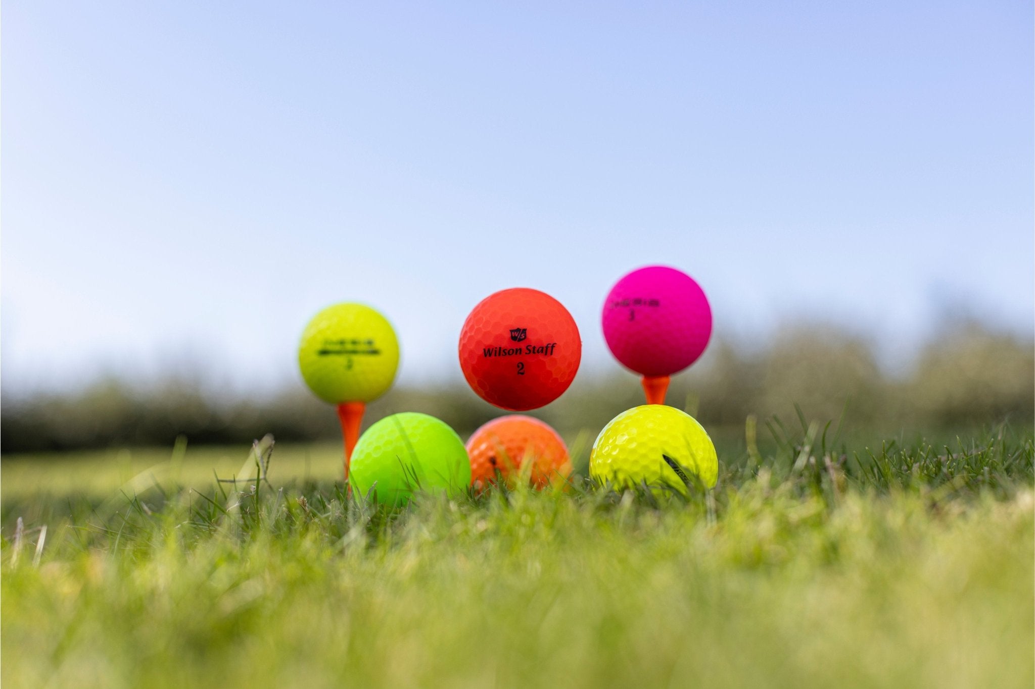 Balles de golf recyclées couleur - BeeGolf