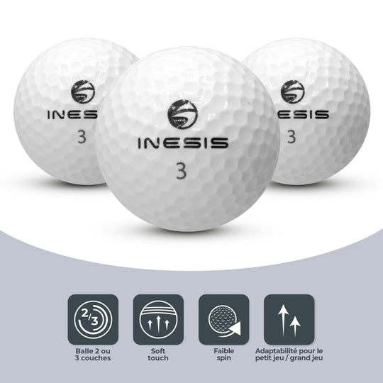 12 Balles de Golf Inesis Mix Pearl