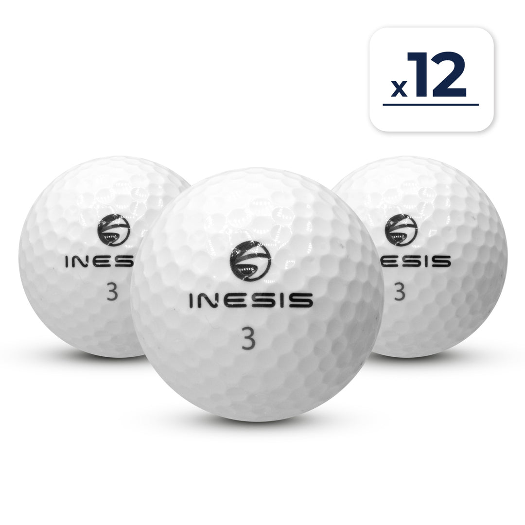 12 Balles de Golf Inesis Mix Pearl