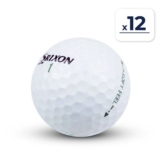 12 Balles de Golf Srixon Soft Feel Pearl