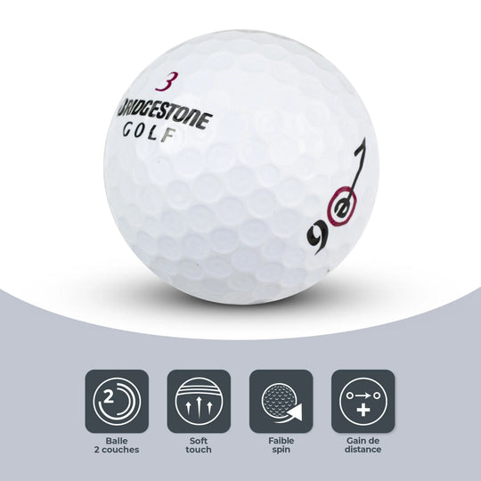 50 Balles de Golf Bridgestone E6