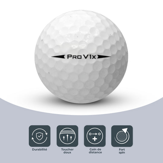 50 Balles de Golf Titleist Pro V1x