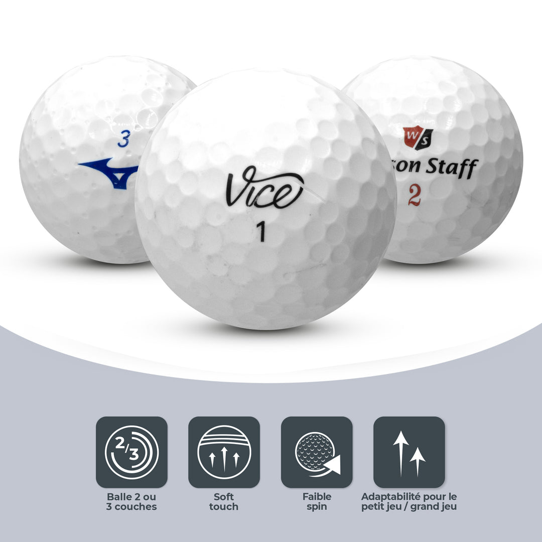 BeeGolf Balles de Golf LIMITED MIX