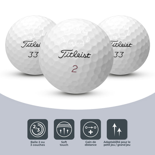 12 Balles de Golf Pro V1/1x Grade A