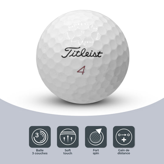 12 Balles de Golf Titleist Pro V1x -A-