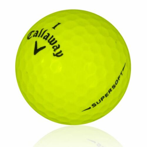 50 Balles de Golf Callaway Supersoft Jaune