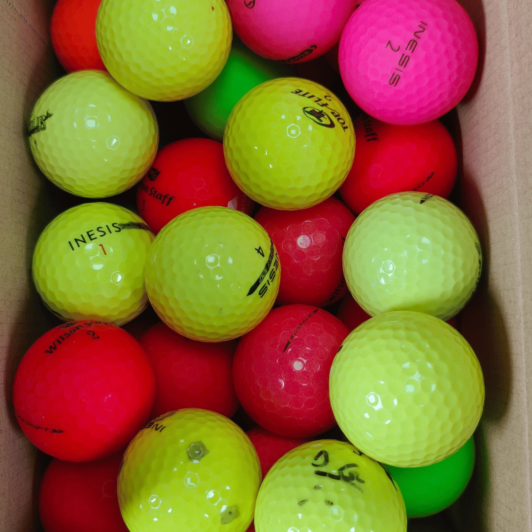 Mix de Balles de Golf Colorées