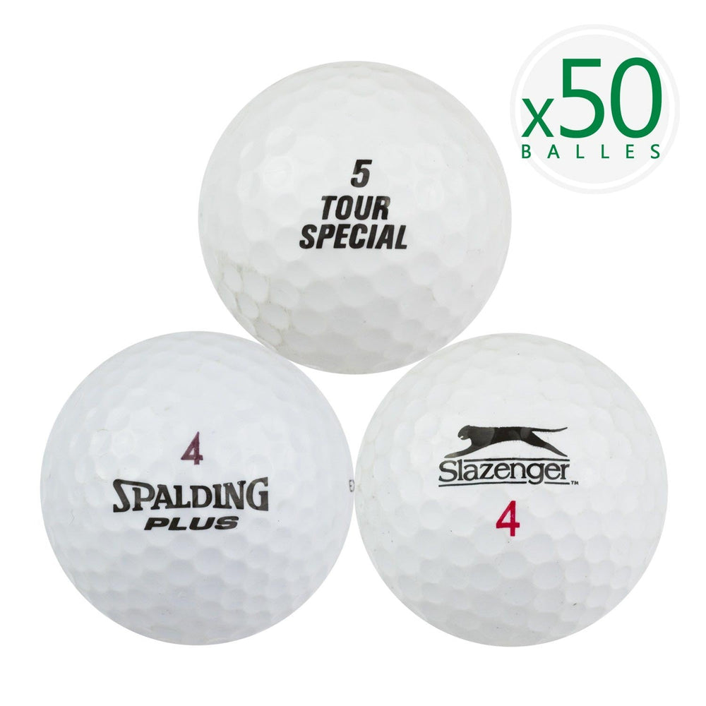 50 Balles de Golf Mix