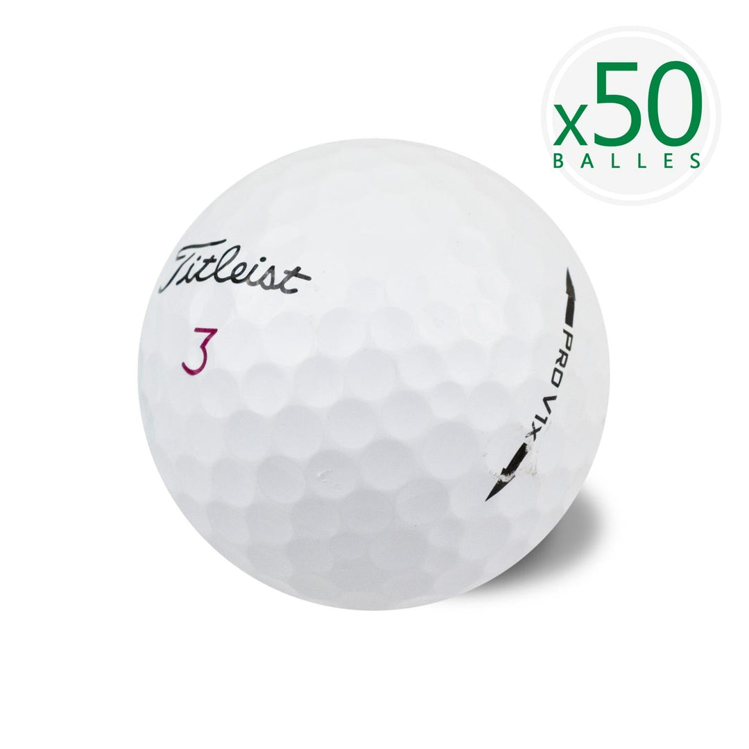 50 Balles de Golf Titleist Pro V1x